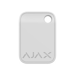 Ajax Tag Biela (10 ks) - Šifrovaná bezkontaktná kľúčenka na klávesnicu