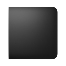 Ajax SideButton (1-gang/2-way) Black - Side button for a 1-gang or 2-way switch